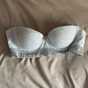 Aerie Strapless Bra 34A Grey